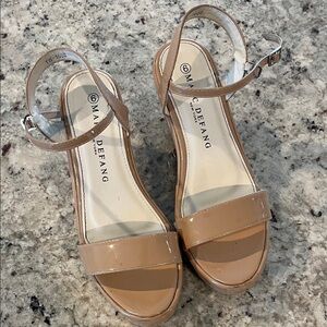 Nude Marc Defang Eiffel Platform Sandals